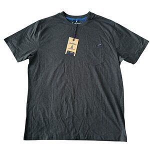 Chubbies Men The 24/7, 365 Pocket T-Shirt Cotton/Poly Blend Sz M In Faded Black